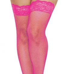 Dreamgirl Fishnet Thigh High Stockings Hosiery