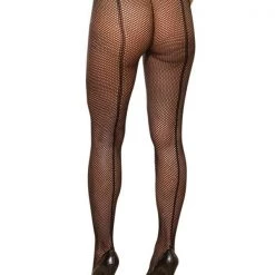 Dreamgirl Fishnet Pantyhose With Back Seam