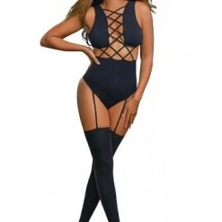 Dreamgirl Seamless Teddy Body Stocking Hosiery