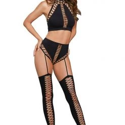 Dreamgirl 2PC Bodystocking Hosiery