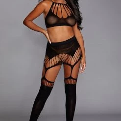 Dreamgirl 2PC Garter Set Lingerie