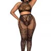 Dreamgirl Fishnet 2PC Bodystocking Set