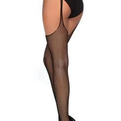 Dreamgirl Fishnet Suspender Pantyhose