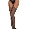 Dreamgirl Fishnet Suspender Pantyhose