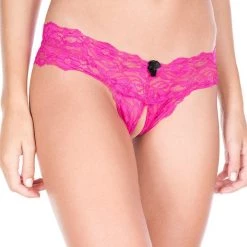 Music Legs Lingerie Crotchless Lace Panty 6 Music Legs Lingerie Crotchless Lace Panty