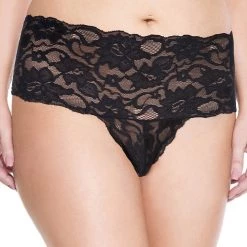 Music Legs Lace Band Panty Christmas