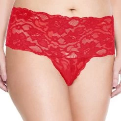 Music Legs Lace Band Panty Christmas