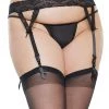 Coquette Scalloped Lace Garter Belt Accessories