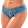 Mapale Lingerie Denim Micro Shorts