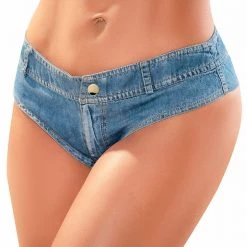 Mapale Lingerie Denim Micro Shorts