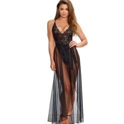 Dreamgirl Lingerie Lace Teddy & Maxi Skirt Set 21 Dreamgirl Lingerie Lace Teddy & Maxi Skirt Set