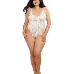 Dreamgirl Lace Teddy & Maxi Skirt Set Lingerie