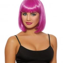 Dreamgirl Halloween Mid-Length Adjustable Bob Wig