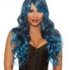 Dreamgirl Halloween Adjustable Long Wavy Ombré Layered Wig
