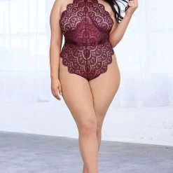 Dreamgirl Eyelash Lace Teddy