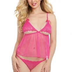 Dreamgirl Lingerie Open Underbust Babydoll