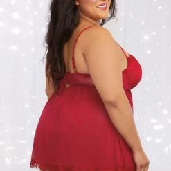 Dreamgirl Studded Strappy Babydoll Christmas 8 Dreamgirl Studded Strappy Babydoll Christmas