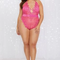 Dreamgirl Sequin Embroidery Teddy Christmas