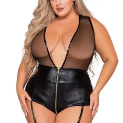 Dreamgirl Fetish Garter Teddy