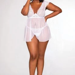 Dreamgirl Strappy Flyaway Babydoll