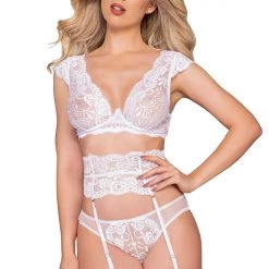 Dreamgirl 3PC Lace Bra Set