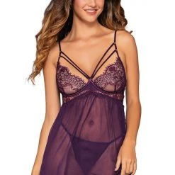 Dreamgirl Eyelash Lace Babydoll Christmas