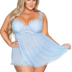 Dreamgirl Sheer Mesh Babydoll Lingerie