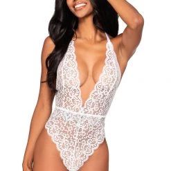 Dreamgirl Heart Lace Teddy Lingerie