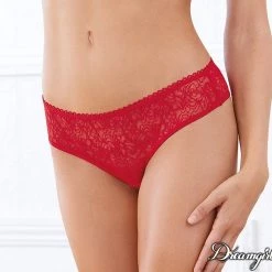 Dreamgirl Low-Rise Crotchless Bikini Panty With Multi Ruffle Back Christmas 12 Dreamgirl Low-Rise Crotchless Bikini Panty With Multi Ruffle Back Christmas