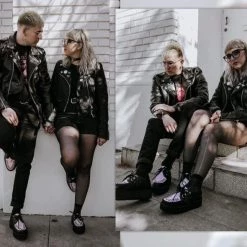 TUK V9564 Black & Pink TUKskin™ Viva Mondo Creeper Women