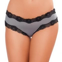Dreamgirl Cheeky Panty With Criss-Cross Back Christmas