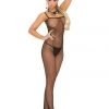 Elegant Moments Hosiery Criss Cross Back Bodystocking