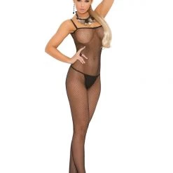 Elegant Moments Hosiery Criss Cross Back Bodystocking