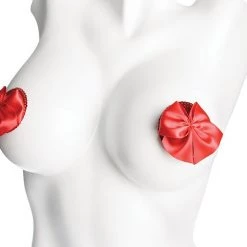 Coquette Round Sequin Pasties With Satin Bow