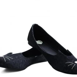 TUK A9434L Black & Grey Leopard SophistaKitty Flat Women