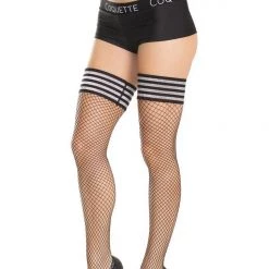 Coquette Seamless Stretch Fishnet Stockings Christmas