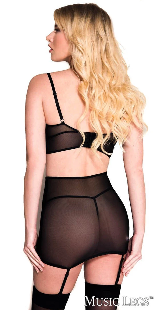 Music Legs Lingerie Floral - 2 PC. Set 2 Music Legs Lingerie Floral - 2 PC. Set