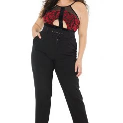 Coquette Halter Teddy Christmas