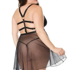 Coquette Sheer Babydoll & G-string Set 8 Coquette Sheer Babydoll & G-string Set