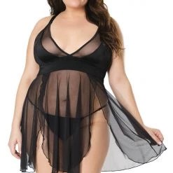 Coquette Sheer Babydoll & G-string Set