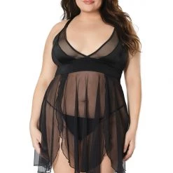 Coquette Sheer Babydoll & G-string Set