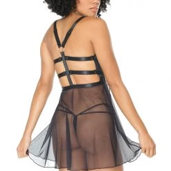 Coquette Sheer Babydoll & G-string Set 11 Coquette Sheer Babydoll & G-string Set