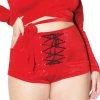 Coquette High Waisted Shorts Christmas