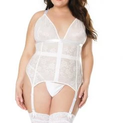 Coquette Lingerie Stretch Lace Bustier