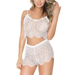 Coquette Cami Top & Booty Shorts Set Lingerie