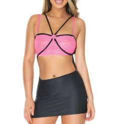 Coquette Fitted Dress & G-string Set Lingerie