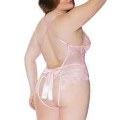 Coquette Crotchless Lace Teddy