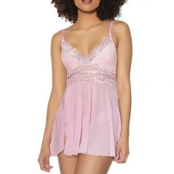 Coquette Metallic Shimmer Babydoll & Thong 11 Coquette Metallic Shimmer Babydoll & Thong