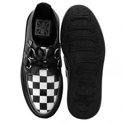 TUK V9536 Black & White Checkered Viva Mondo Creeper