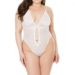Coquette High Cut Teddy Lingerie